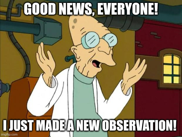 Good news, everyone!